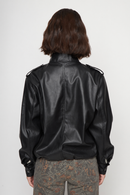 Chaqueta Maite PU Reciclada Negra Mujer-6