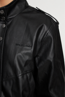 Chaqueta Maite PU Reciclada Negra Mujer-7