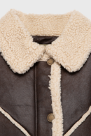 Chaqueta Nivara Reciclada Café Mujer-10