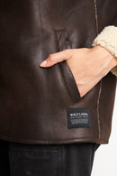 Chaqueta Nivara Reciclada Café Mujer-7