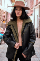 Chaqueta Nivara Reciclada Negro Mujer-1