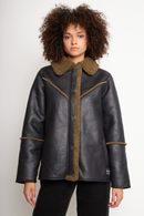 Chaqueta Nivara Reciclada Negro Mujer-4