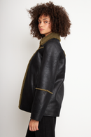 Chaqueta Nivara Reciclada Negro Mujer-5