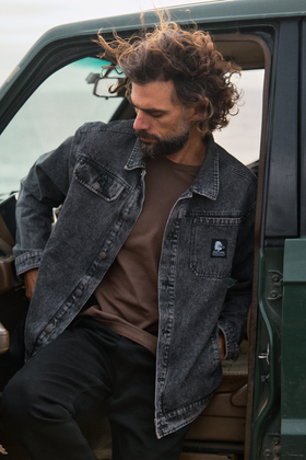 Chaqueta Petro Orgánica Negra Hombre