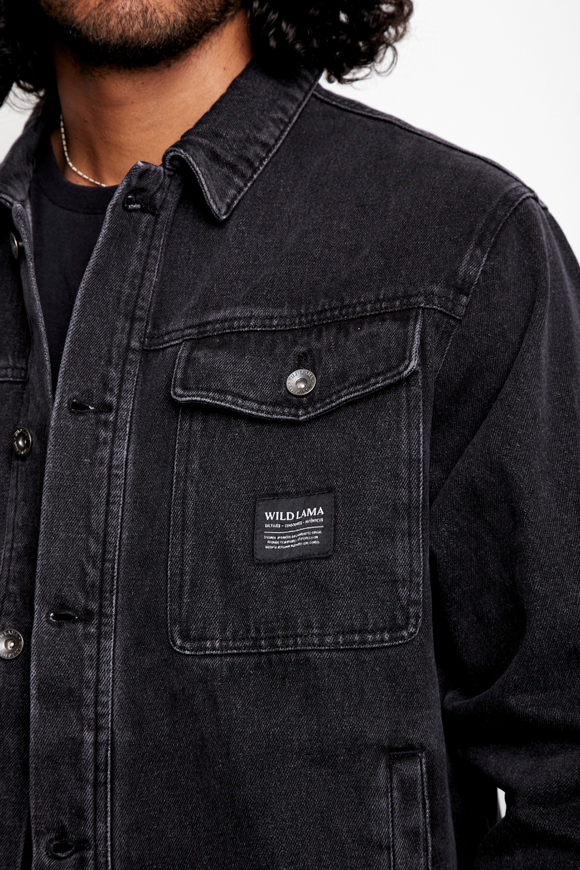 Chaqueta Petro Orgánica Negro Hombre