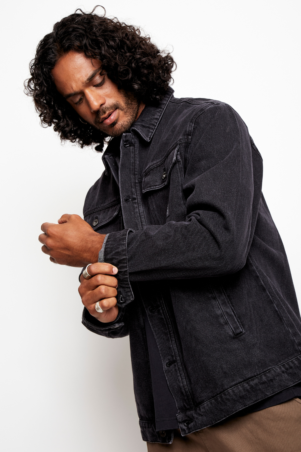 Chaqueta Petro Orgánica Negro Hombre - 0