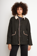 Chaqueta Reda Wax Orgánica Verde Mujer-3