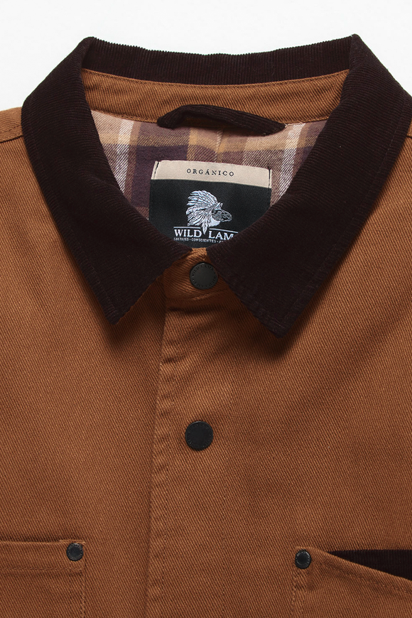 Chaqueta Roble Orgánica Café Hombre