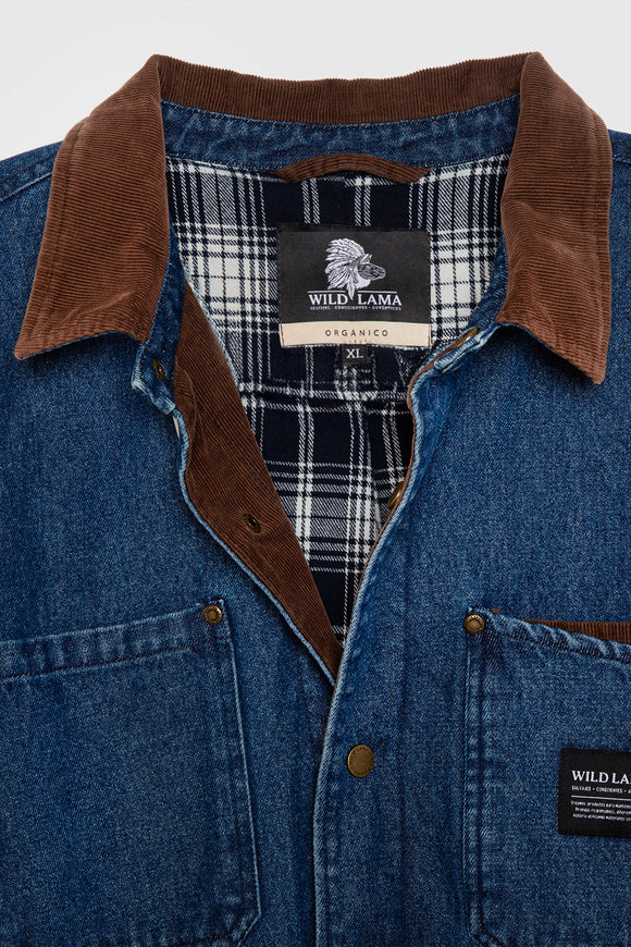 Chaqueta Roble Orgánica Denim Hombre