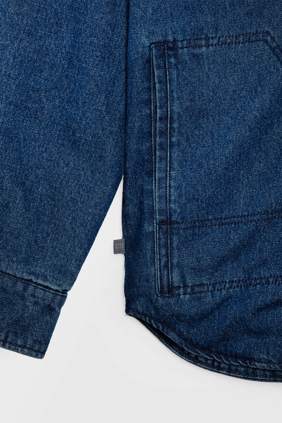 Chaqueta Roble Orgánica Denim Hombre