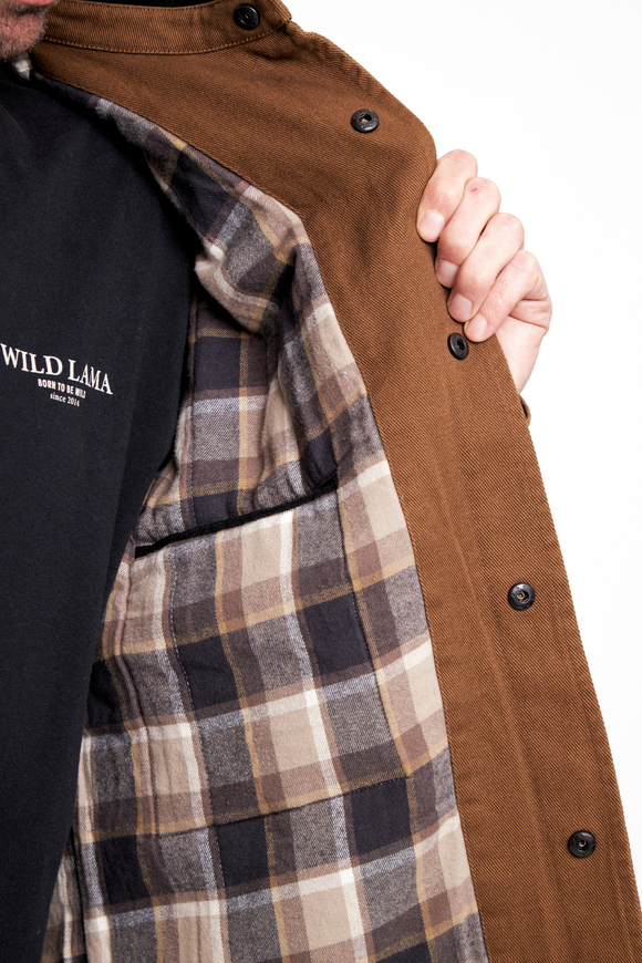 Chaqueta Roble Orgánica Café Hombre