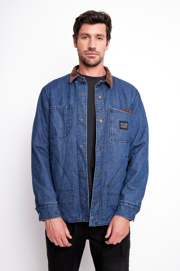 Chaqueta Roble Orgánica Denim Hombre