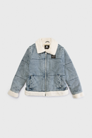 Chaqueta Sur Puffa Orgánica Denim Mujer-8
