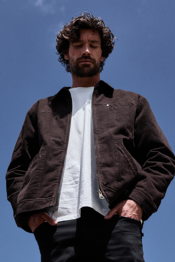 Chaqueta Sven Orgánica Café Hombre