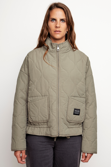 Chaqueta Vespa Cord Orgánica Verde Mujer - 0