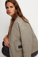 Chaqueta Vespa Cord Orgánica Verde Mujer-1