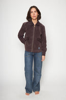 Chaqueta Elsa Reciclada Café Mujer-3