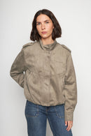 Chaqueta Maite Reciclada Café Claro Mujer-4