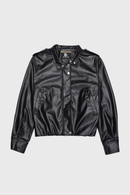 Chaqueta Maite PU Reciclada Negra Mujer-8