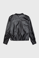 Chaqueta Maite PU Reciclada Negra Mujer-10