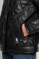 Chaqueta Oraya Reciclada Negra Mujer-7