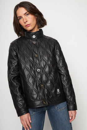 Chaqueta Oraya Reciclada Negra Mujer