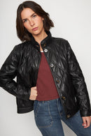 Chaqueta Oraya Reciclada Negra Mujer-3