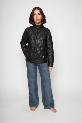 Chaqueta Oraya Reciclada Negra Mujer - 0
