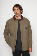 Chaqueta Roble Ripstop Orgánica Café Hombre-1