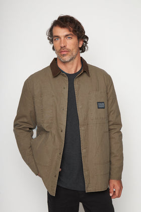 Chaqueta Roble Ripstop Orgánica Café Hombre