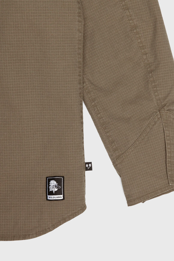 Chaqueta Roble Ripstop Orgánica Café Hombre