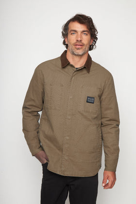 Chaqueta Roble Ripstop Orgánica Café Hombre - 0