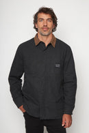 Chaqueta Roble Ripstop Orgánica Negra Hombre-4