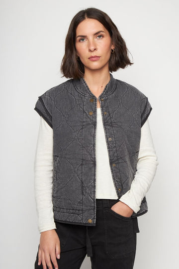 Chaqueta Roma Orgánica Negra Mujer - 0