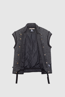 Chaqueta Roma Orgánica Negra Mujer-8