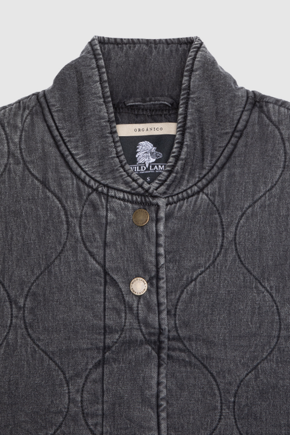 Chaqueta Roma Orgánica Negra Mujer