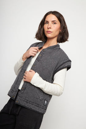 Chaqueta Roma Orgánica Negra Mujer