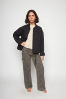 Chaqueta Zepa Orgánica Negra Mujer-3