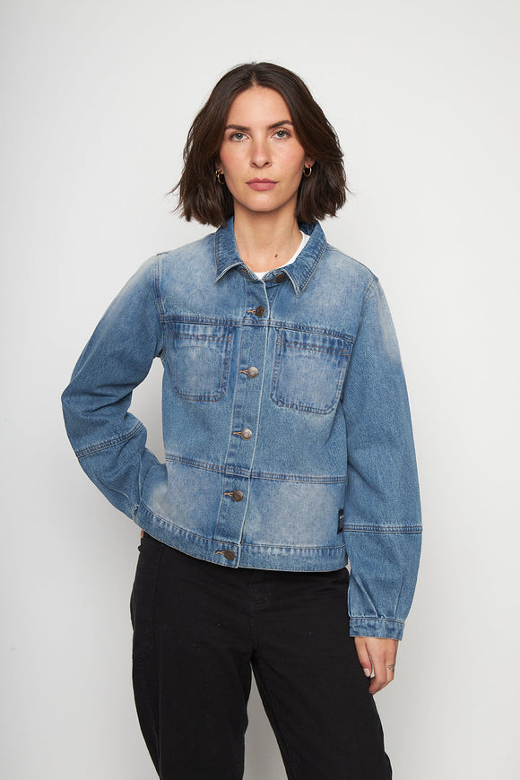 Chaqueta Freya Orgánica Denim Mujer