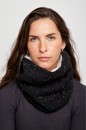 Cuello Lua Reciclado Negro - 0
