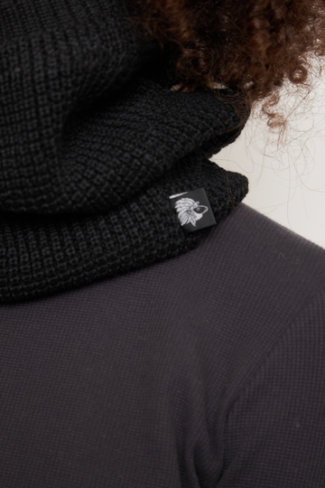 Cuello Veron Reciclado Negro - 0