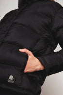 Parka Essential Puffa Reciclada Negro Mujer-7