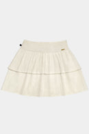 Falda Short Jopi Orgánico Beige Mujer-7