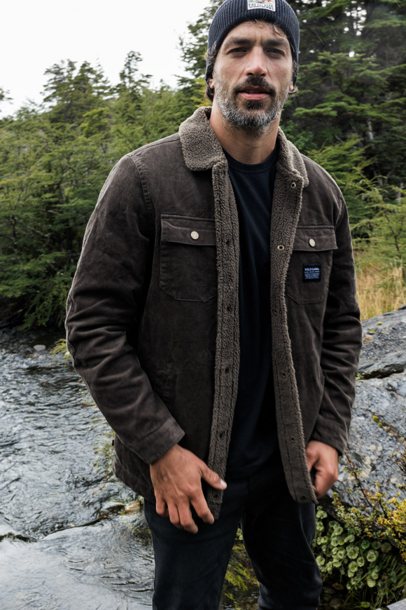 Chaqueta Cordero Orgánica Verde Hombre