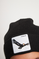 Gorro Huilo Reciclado Negro-6
