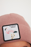 Gorro Huilo Reciclado Rosado-3