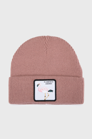 Gorro Huilo Reciclado Rosado-4