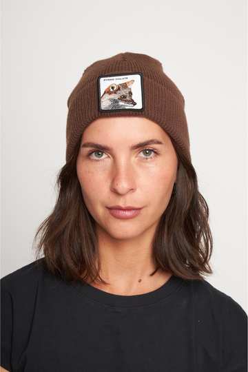 Gorro Huilo Reciclado Café - 0