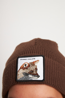 Gorro Huilo Reciclado Café-6