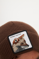 Gorro Huilo Reciclado Café-5